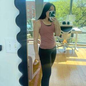 Dusty Pink Athletic Tank Top